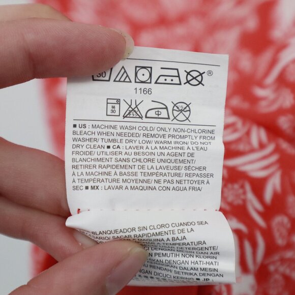 Old Navy Shift Dress Womens S Red Bloomcore Boho Preppy Classic Modern Feminine - Picture 6 of 16